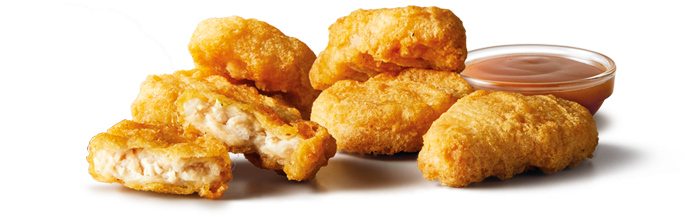 Fried Chicken Nuggets PNG Transparent Image