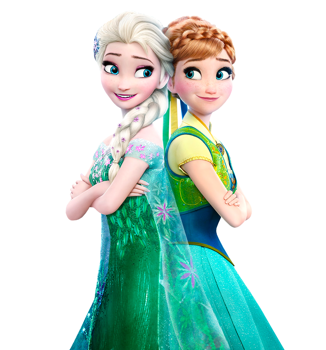 Frozen Elsa Anna PNG Скачать изображение