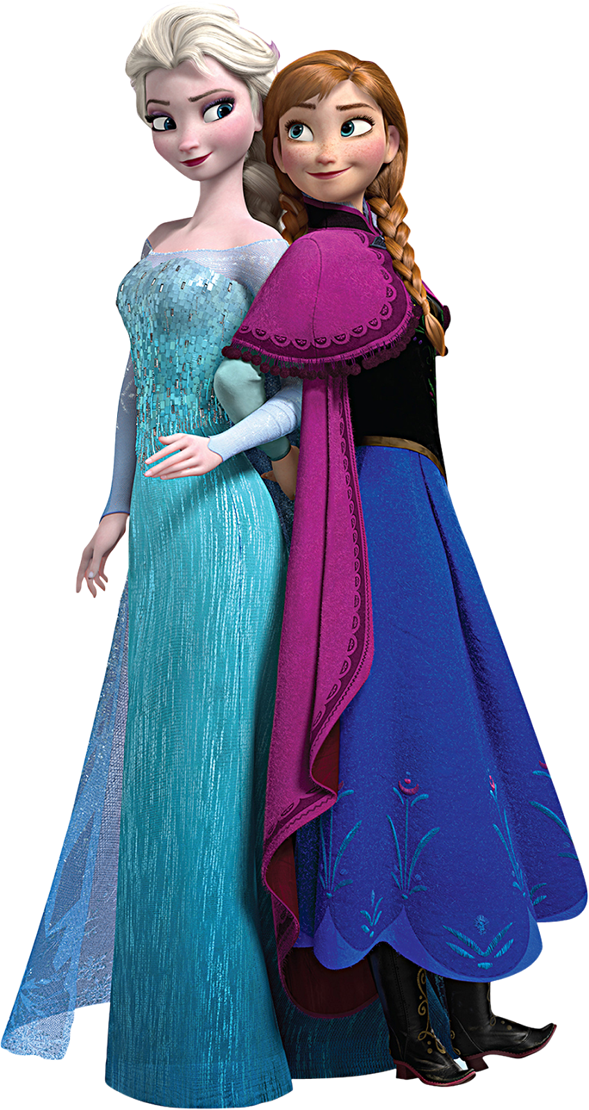 Frozen Elsa Anna PNG High-Quality Image