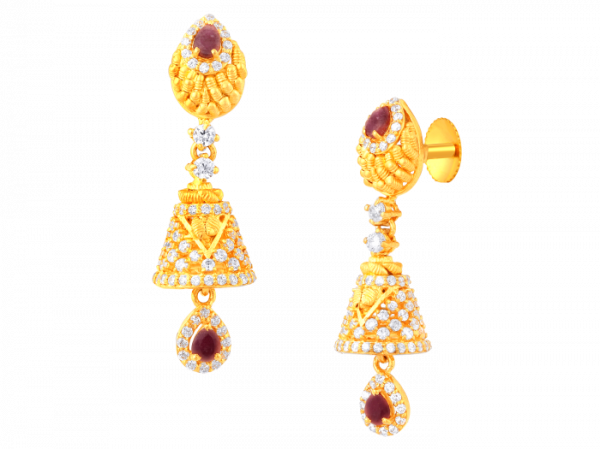 Hanging Earrings PNG Background Image