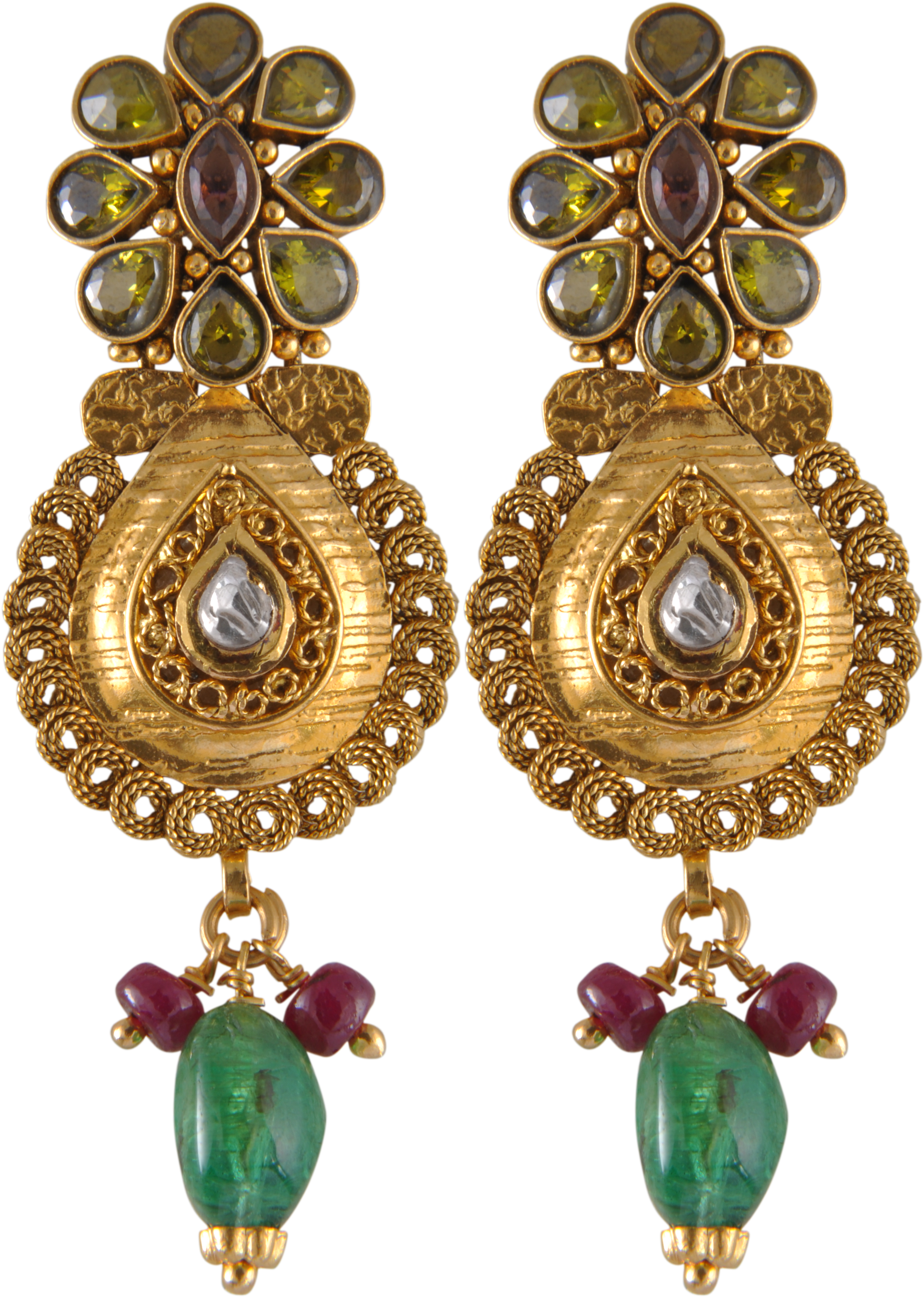 Hanging Earrings PNG High-Quality Image