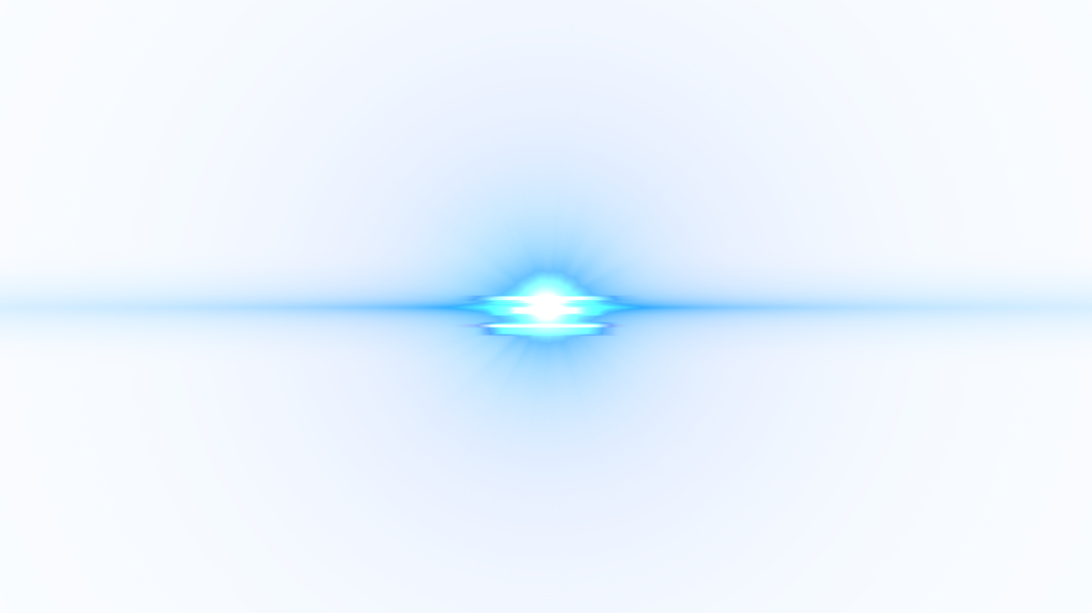 Neon Blue Lens Flare PNG Background Image