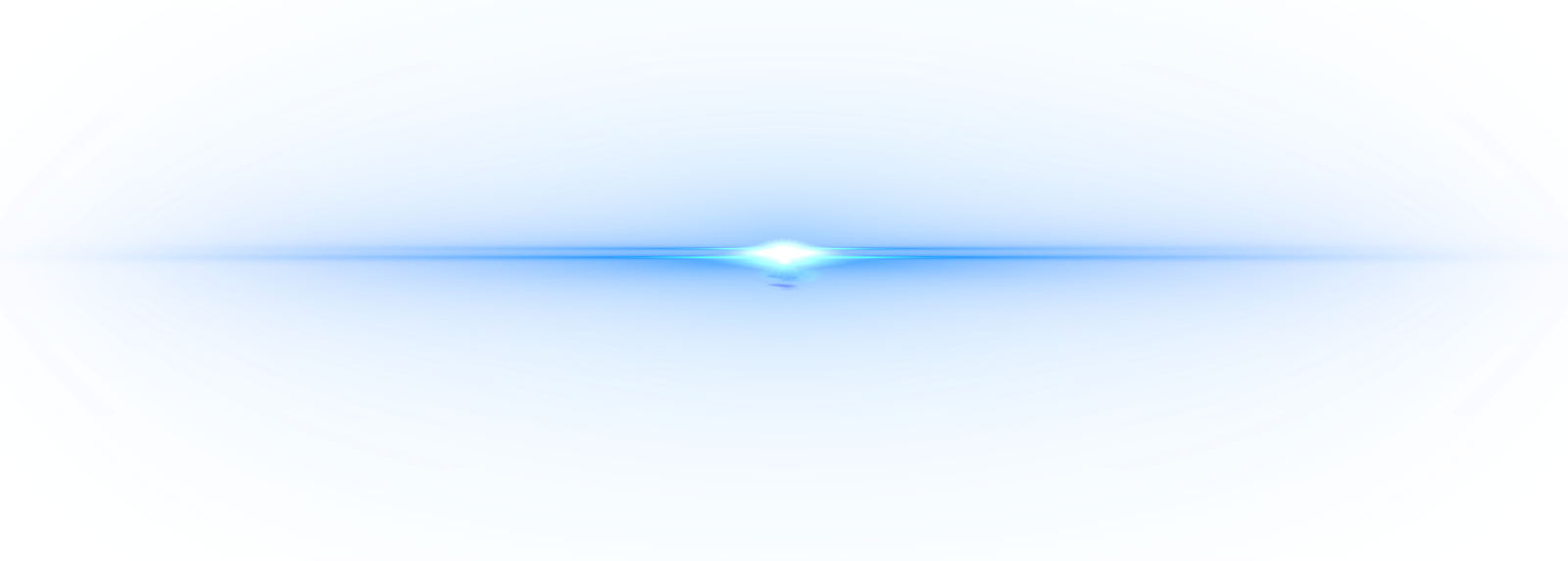 Neon Blue Lens Flare PNG Photo