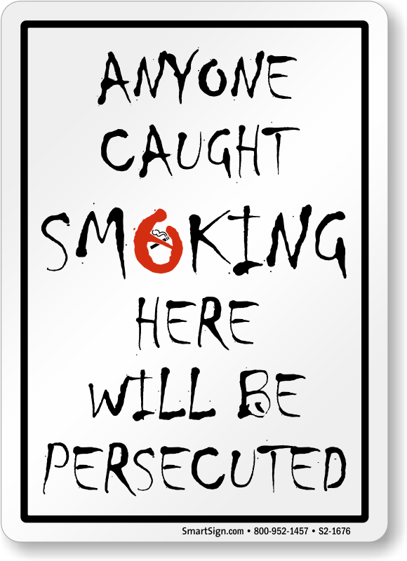 No Smoking Here PNG Photo