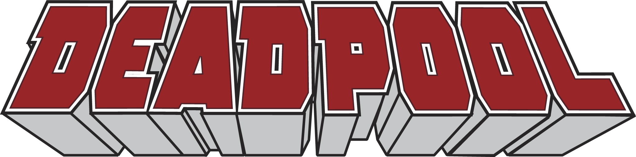 Официальный DEADPOOL логотип PNG изображения фон