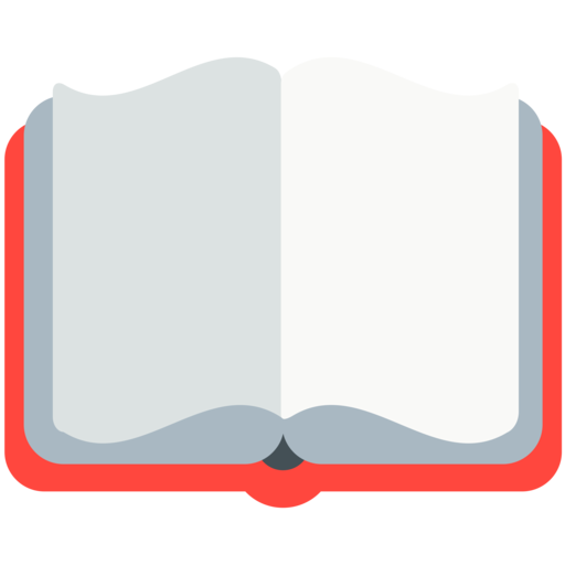 Open Book Emoji PNG Image Background
