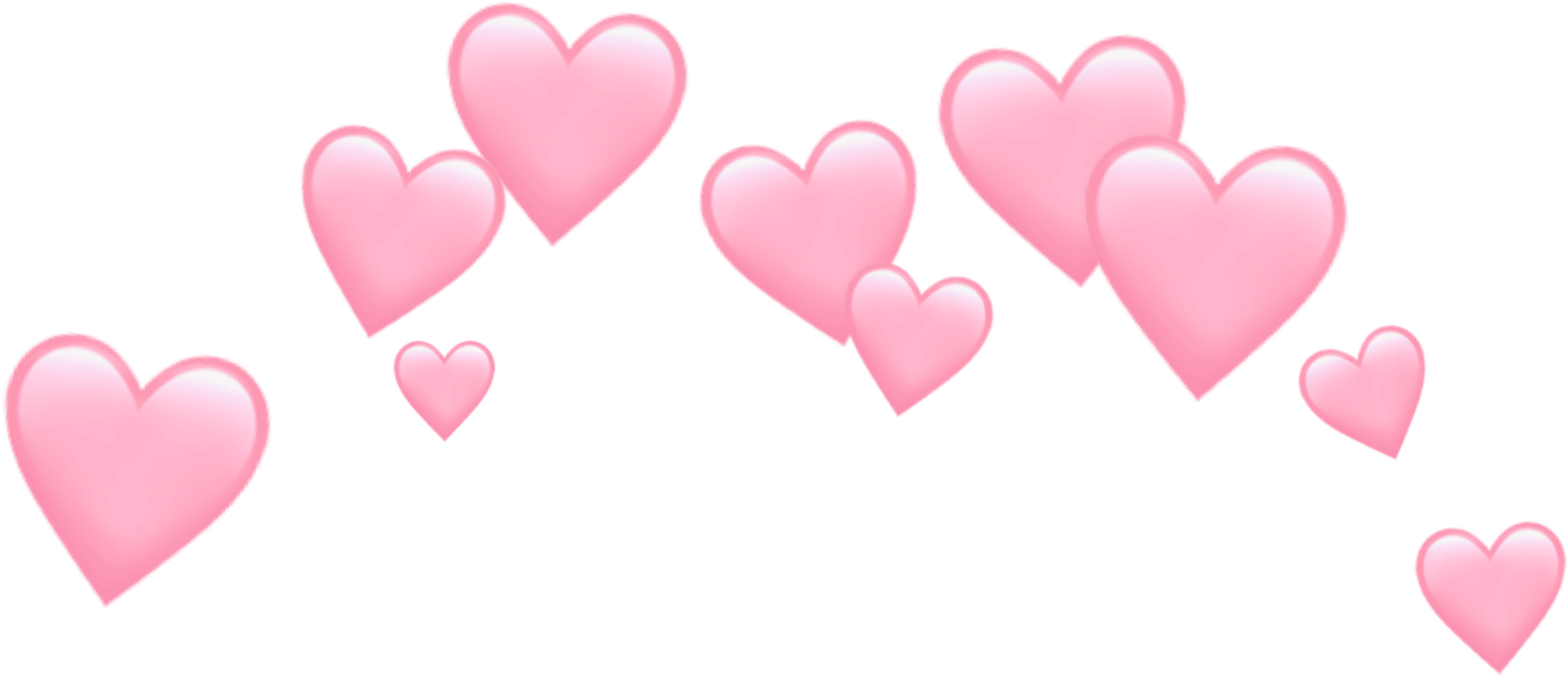 Pink Emoji Heart PNG Download Image