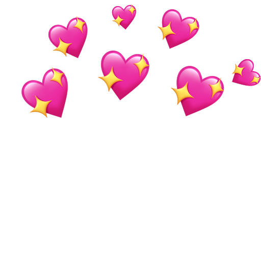 Pink Emoji Heart PNG Free Download