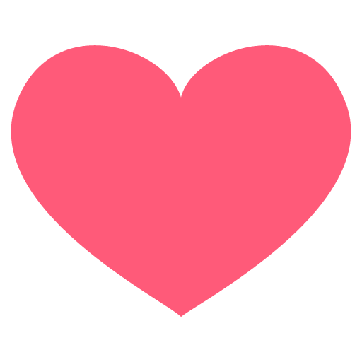 Emoji rose coeur PNG image Transparent