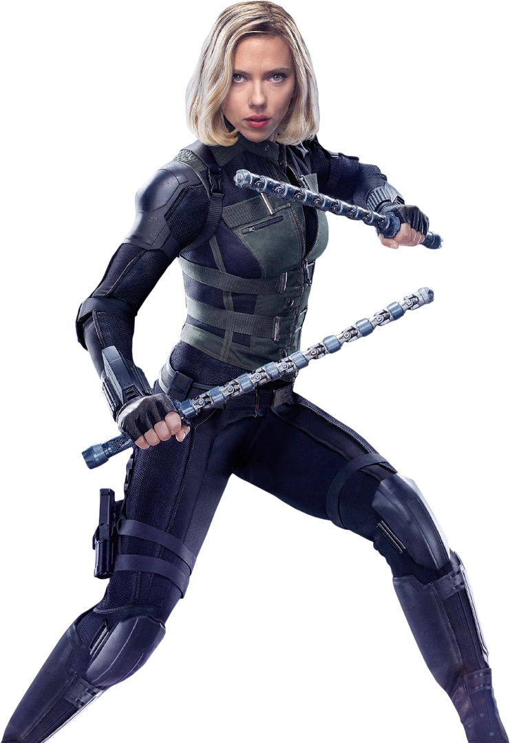 Scarlett Johansson Black Widow Transparent