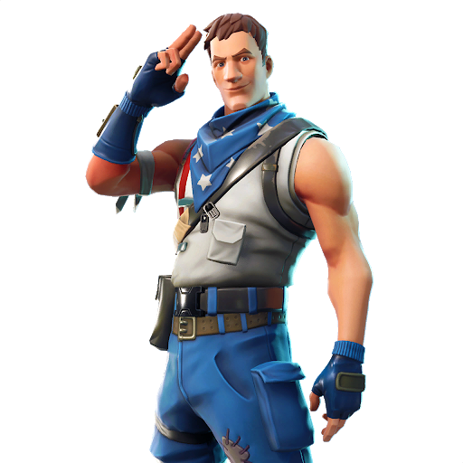 Soldier Fortnite Charea Free PNG Image