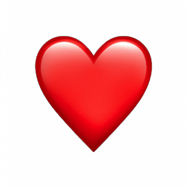 Twitter Emoji Heart PNG descarga gratuita