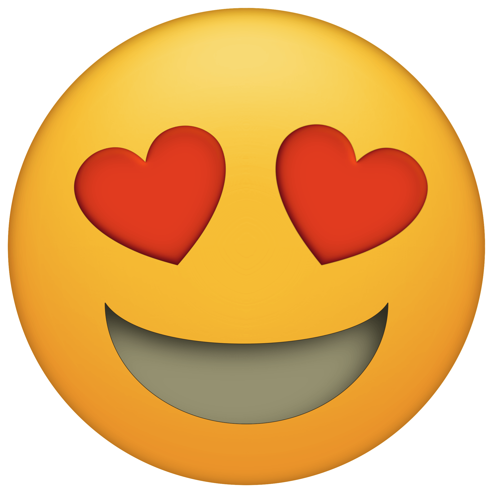 Twitter Emoji coeur PNG image de haute qualité