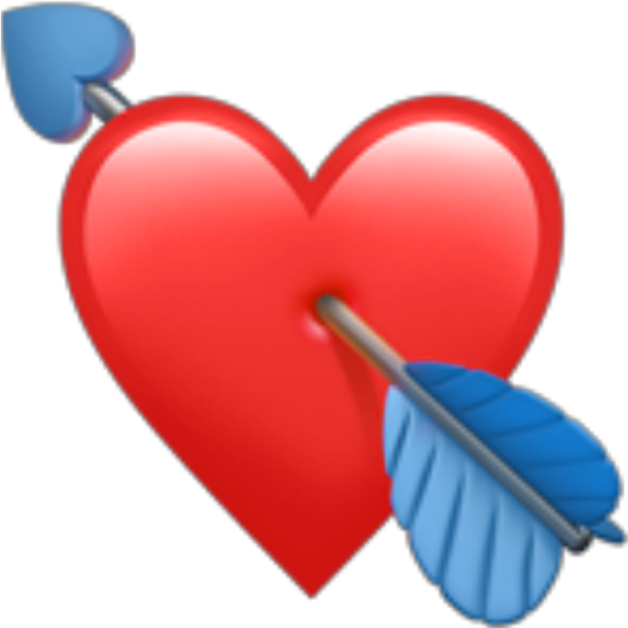 Twitter Emoji Heart PNG صورة شفافة