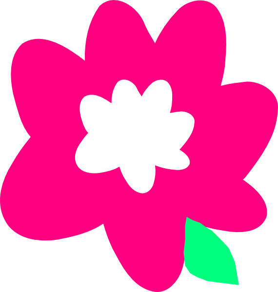 Vector Cartoon Flowers PNG Transparent Image