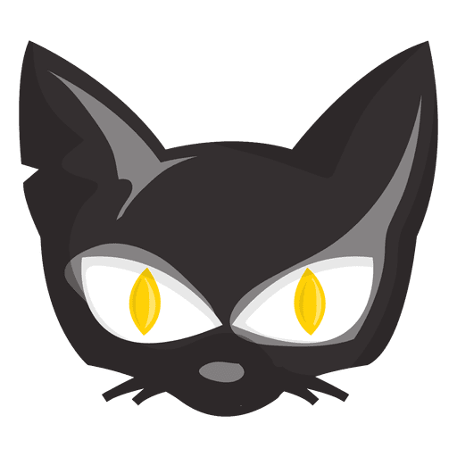 Vector Cat Cartoon Face Transparent Image