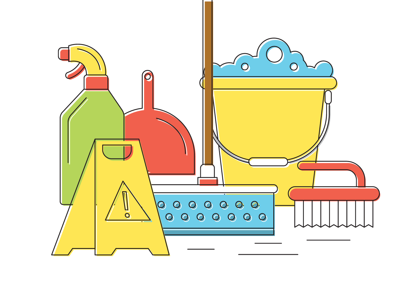 Vector Cleaning Free PNG Image