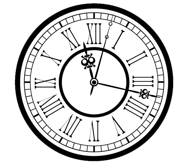 Vector Clock Transparent Image