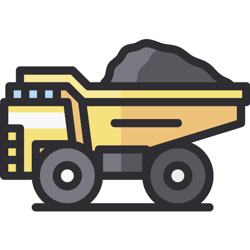 Vektor dump truck PNG Gambar latar belakang