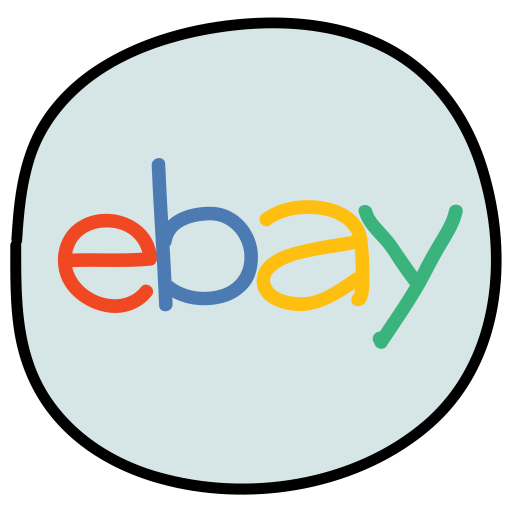 Вектор eBay logo бесплатно PNG Image