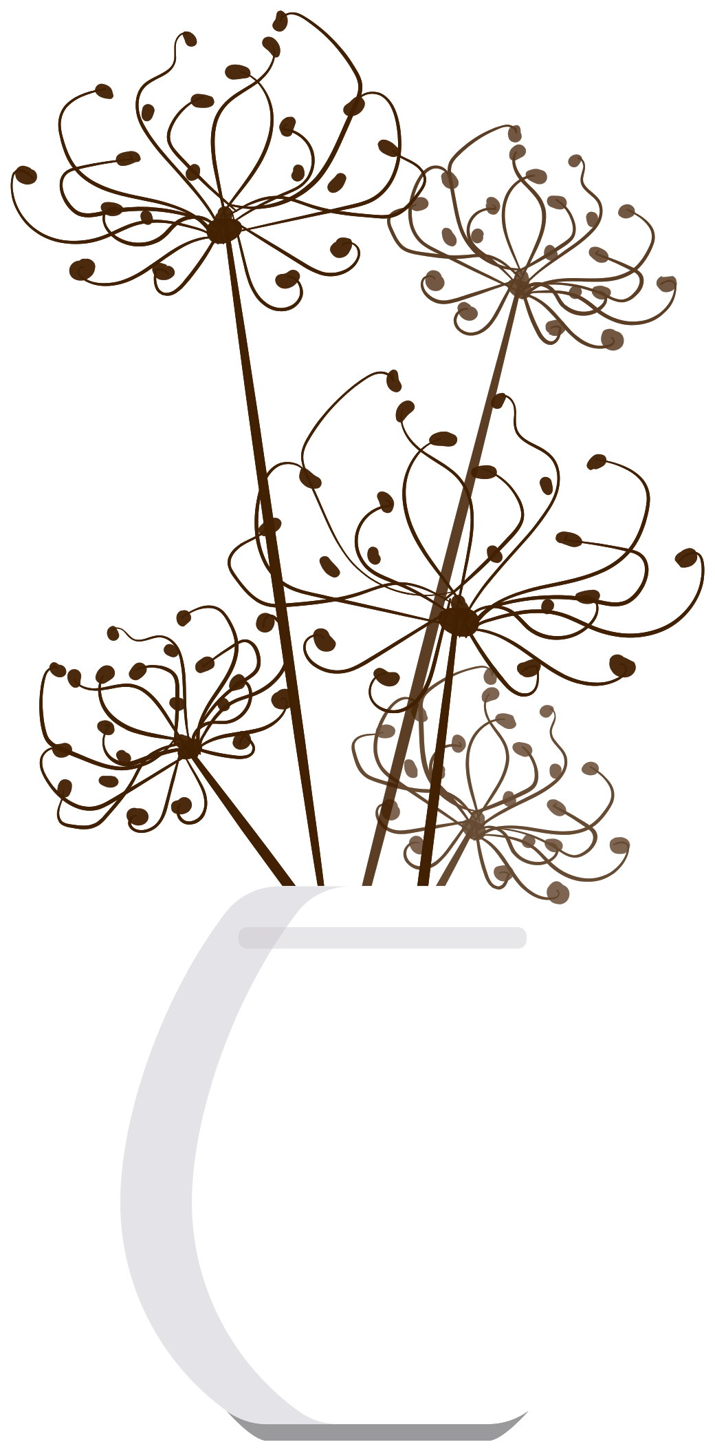 Vector Flower Pot PNG High-Quality Image