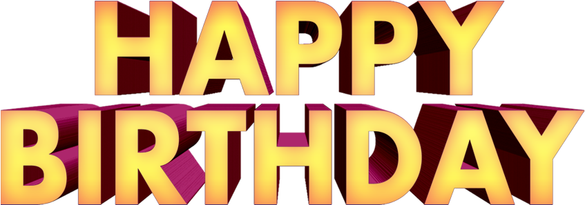 Vector Font Happy Birthday PNG High-Quality Image