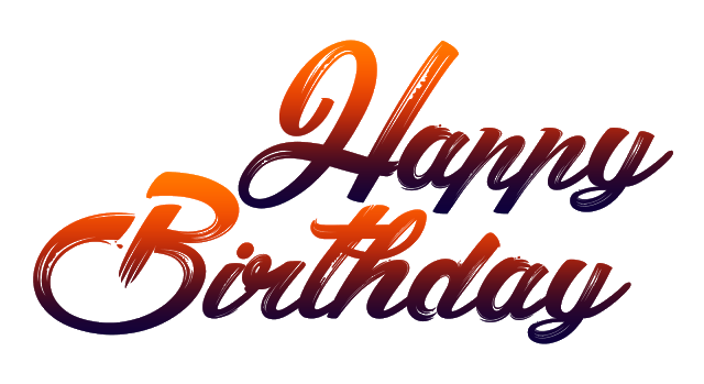 Vector Font Happy Birthday Transparent Background Png Png Arts