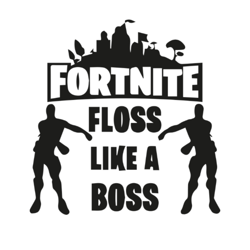 Vector Fortnite Floss Silhouette PNG Picture