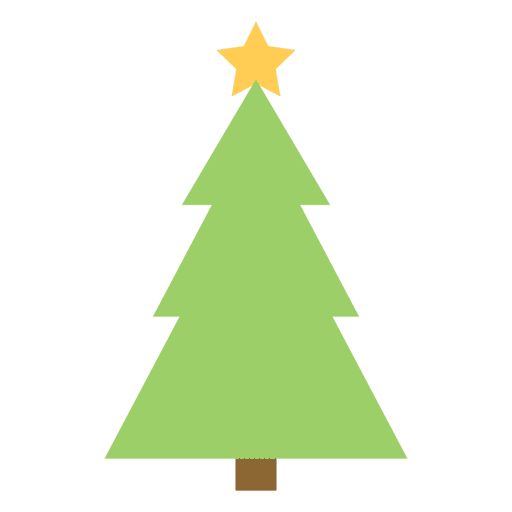 Vector verde árbol de navidad PNG descargar imagen