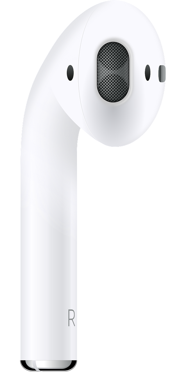 Wireless Earpods PNG Transparent Image