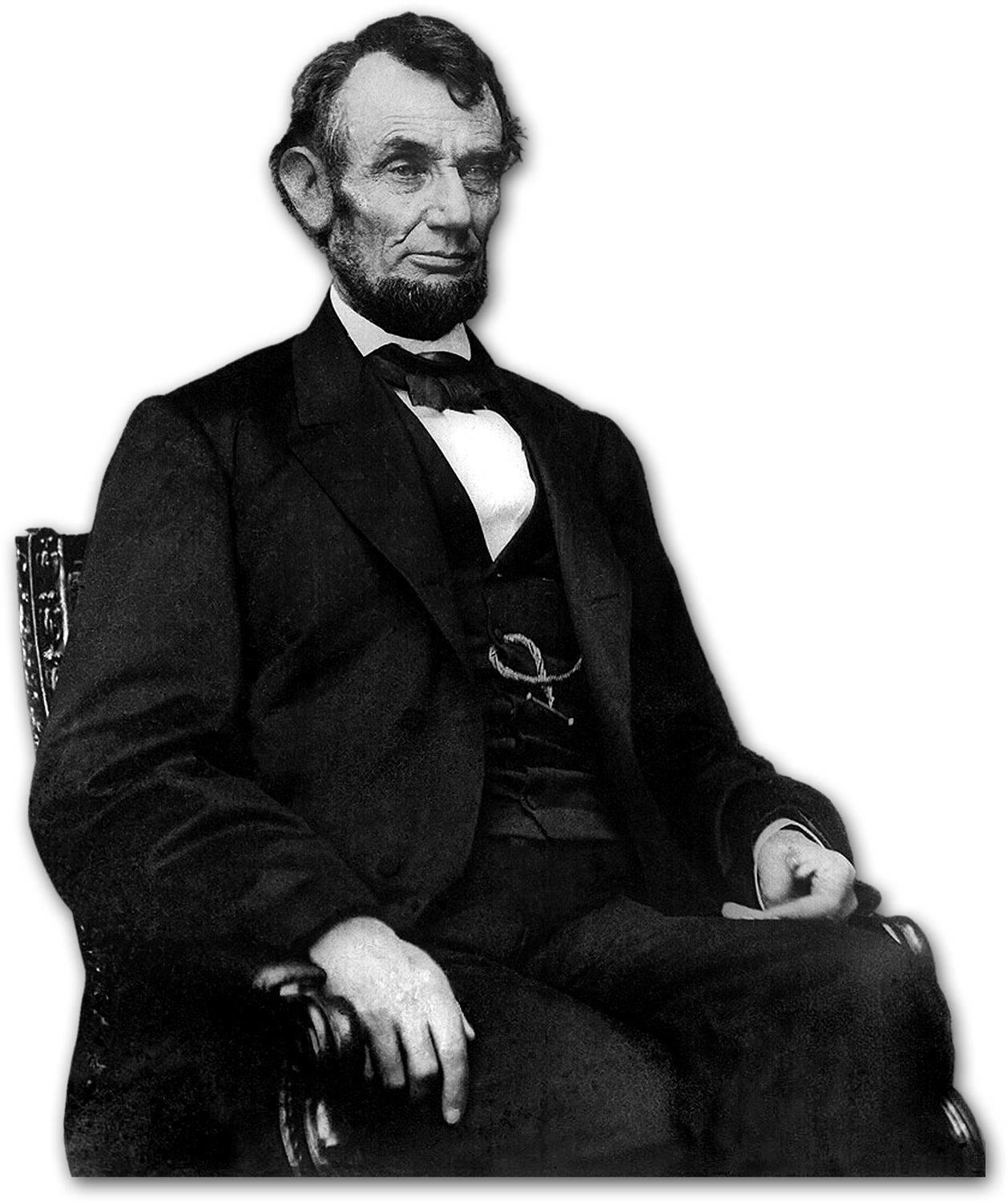Abraham Lincoln Potrait PNG Image