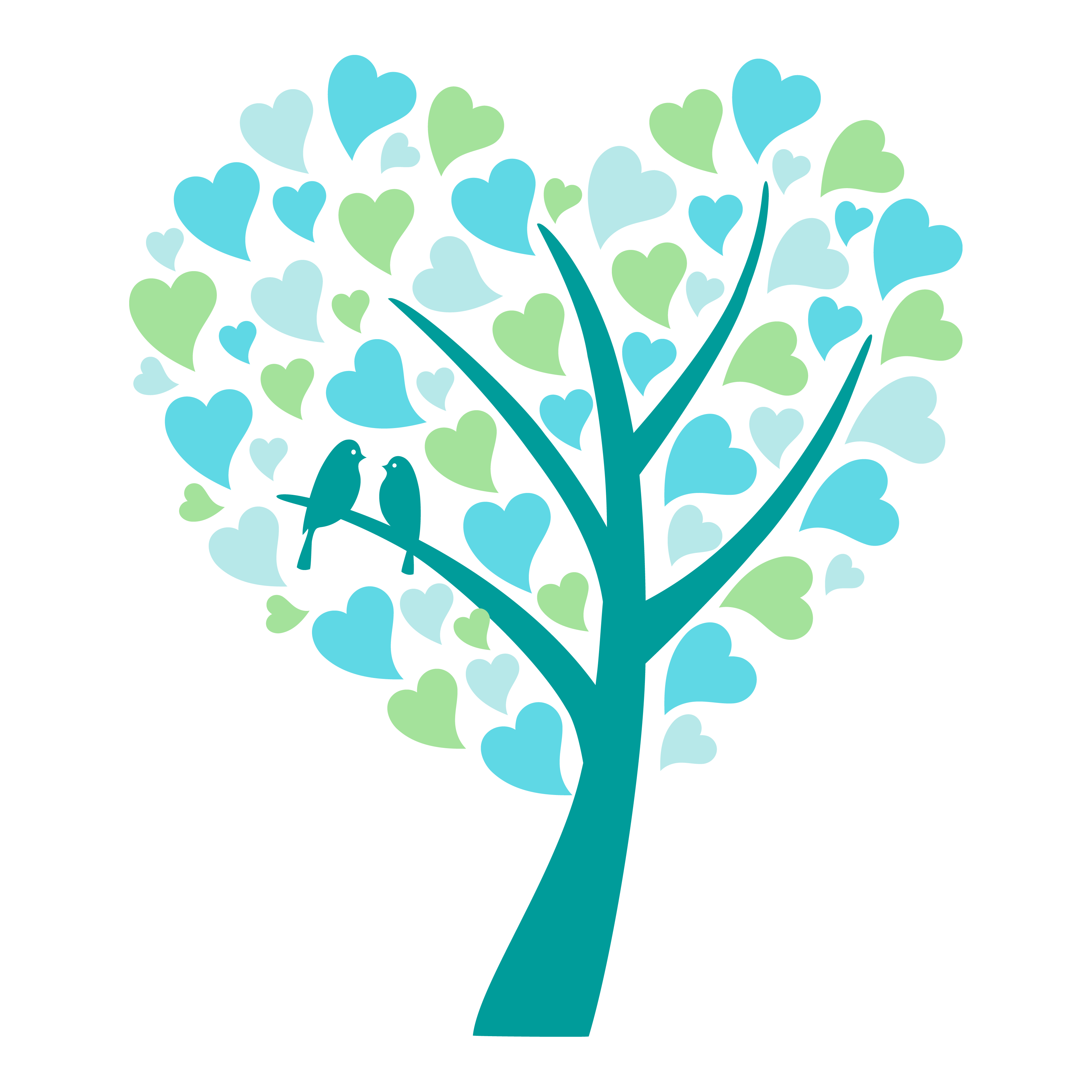 Imagem abstrata do download da árvore do coração do coração
