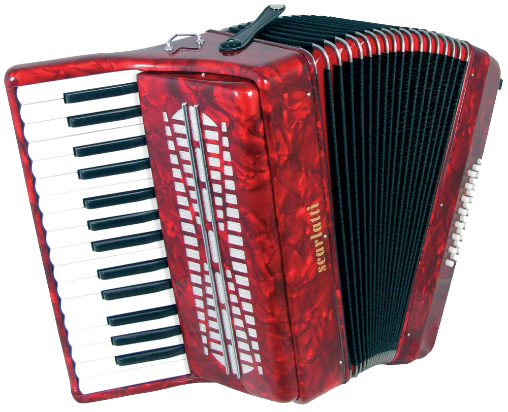 Akoestische accordeon PNG-Afbeelding