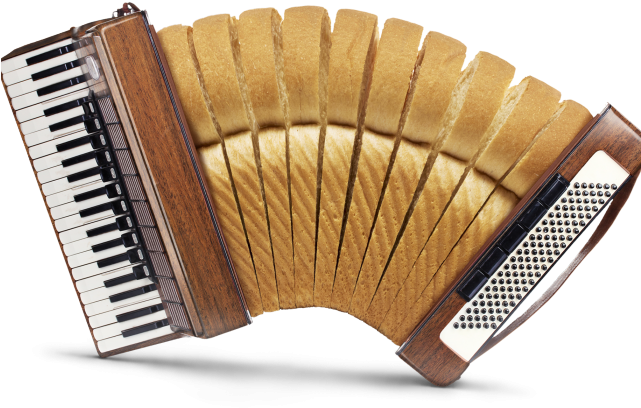 Akoestische accordeon Transparante Afbeelding