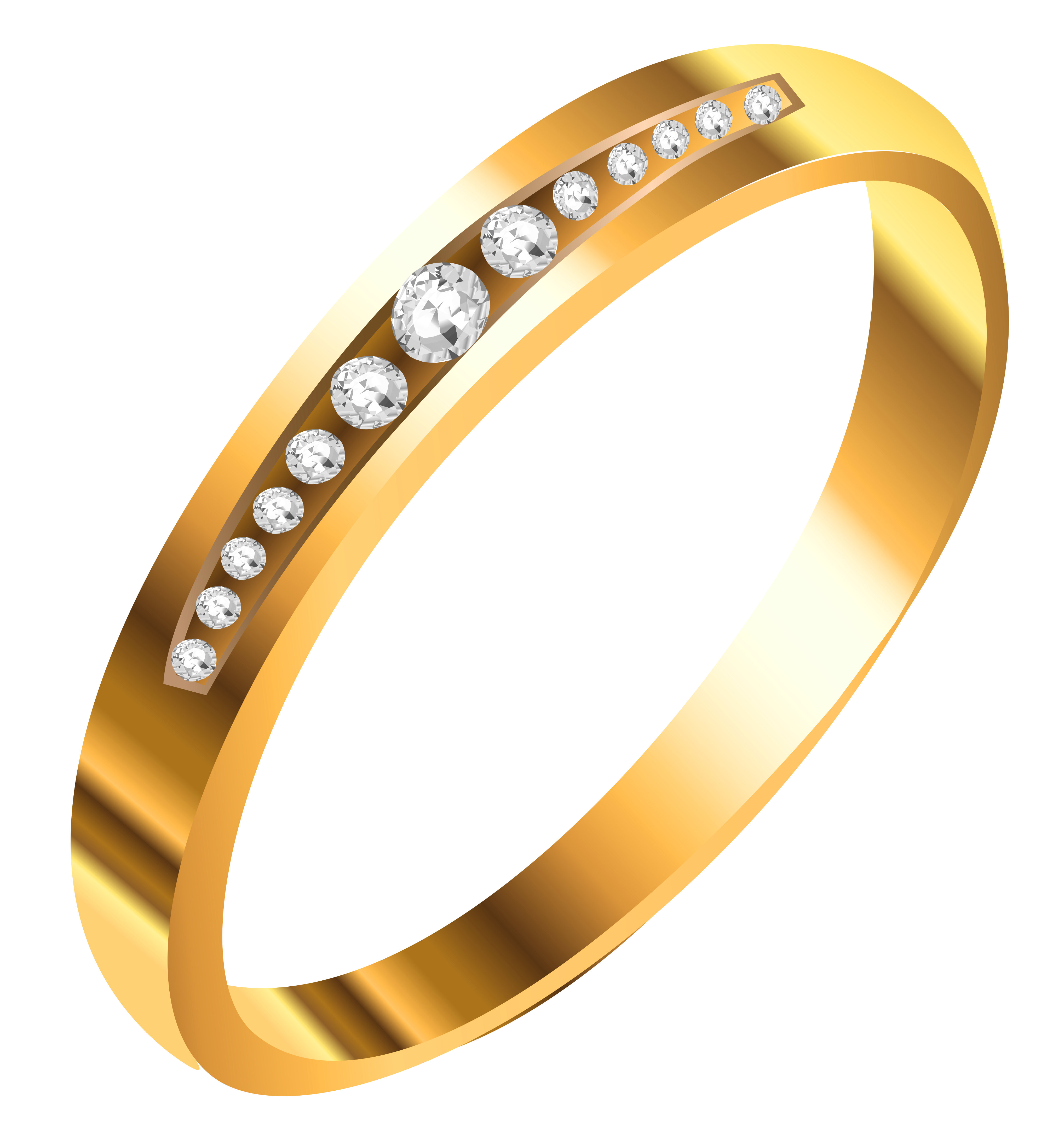 Adornment Golden Ring PNG Pic