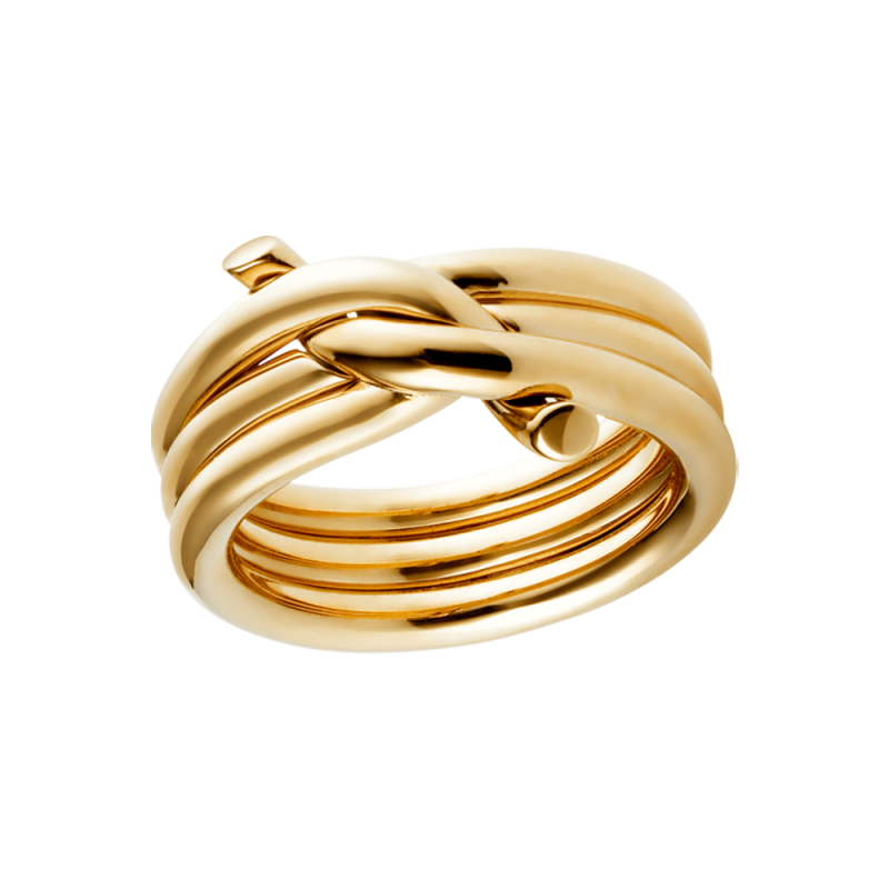 Юбилейное золотое кольцо PNG Image
