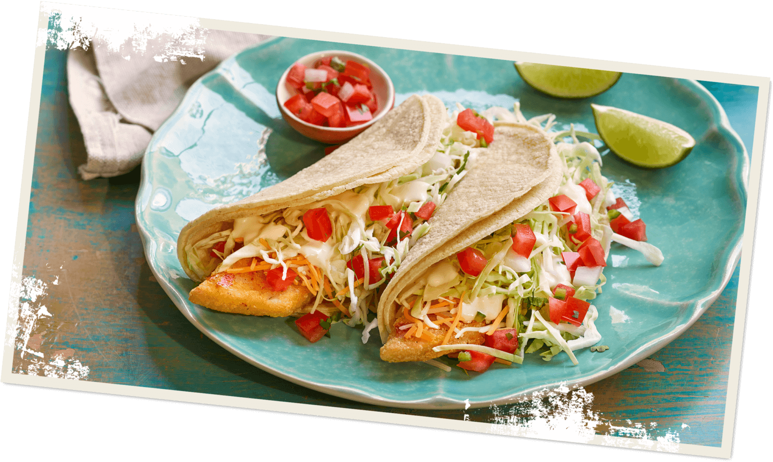 Bell Pepper Fish Taco PNG Download Image