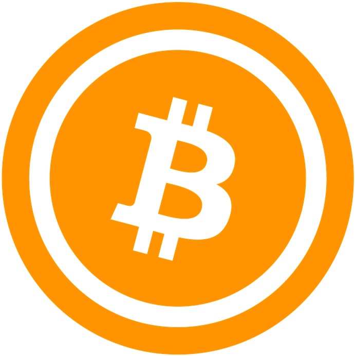Imagem transparente de moeda digital Bitcoin
