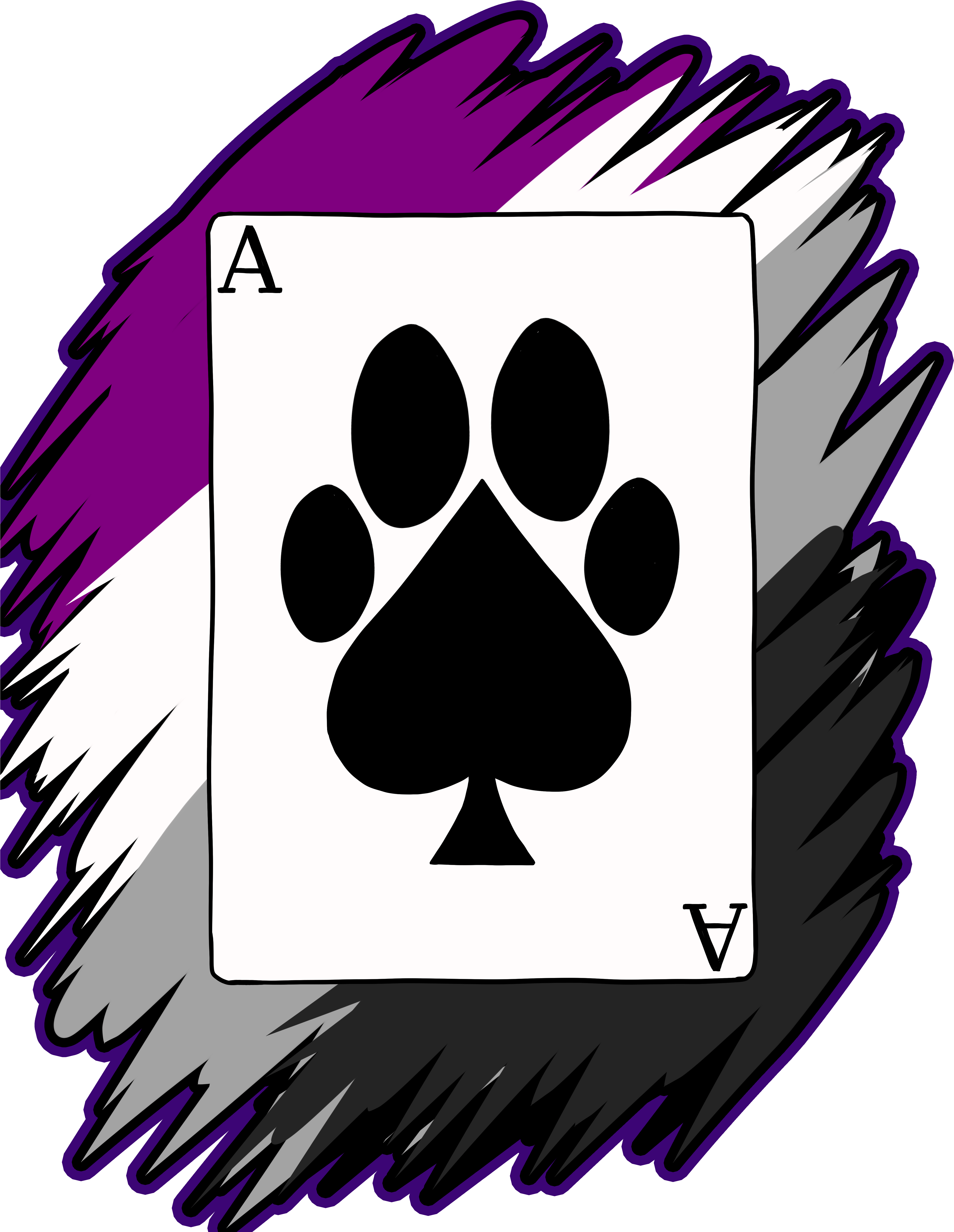 Black Ace Card Transparent Image