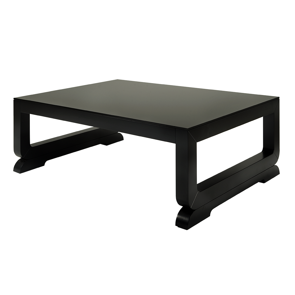 Black Modern Table PNG High-Quality Image