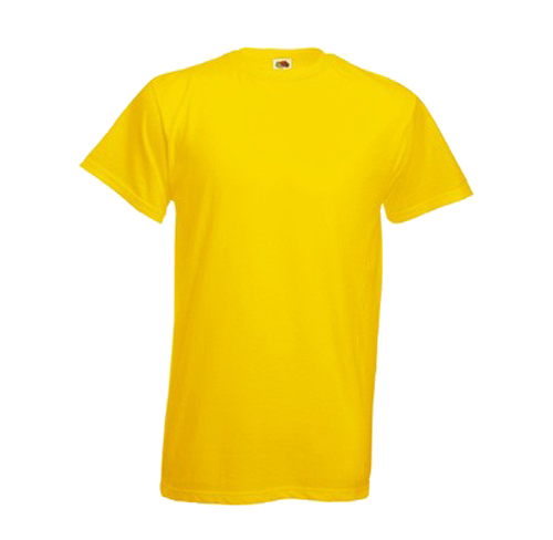 Leeres gelbes T-Shirt PNG-Foto