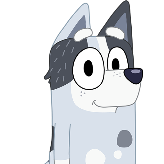 Bluey dog ​​gratis PNG image