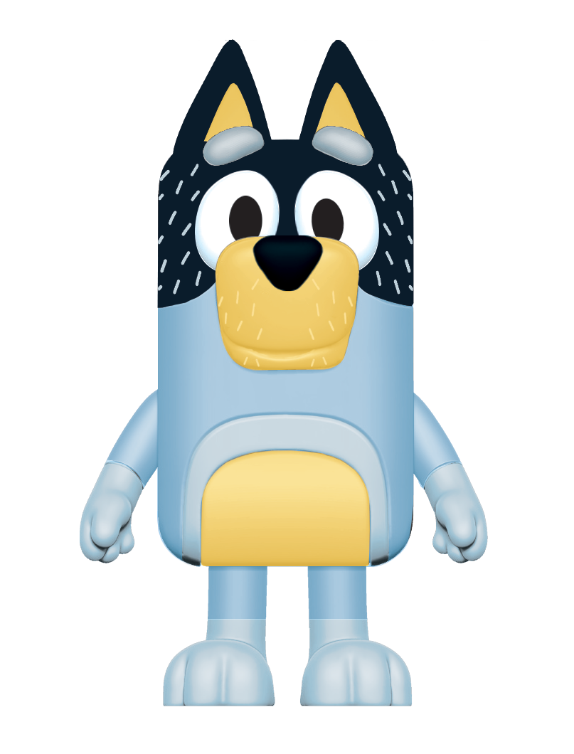 Bluey Dog PNG Transparent Image