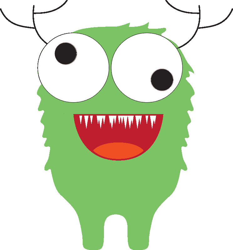 Cartoon Green Monster PNG Download Image