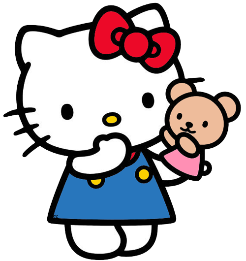 Kartun Hello Kitty PNG Foto