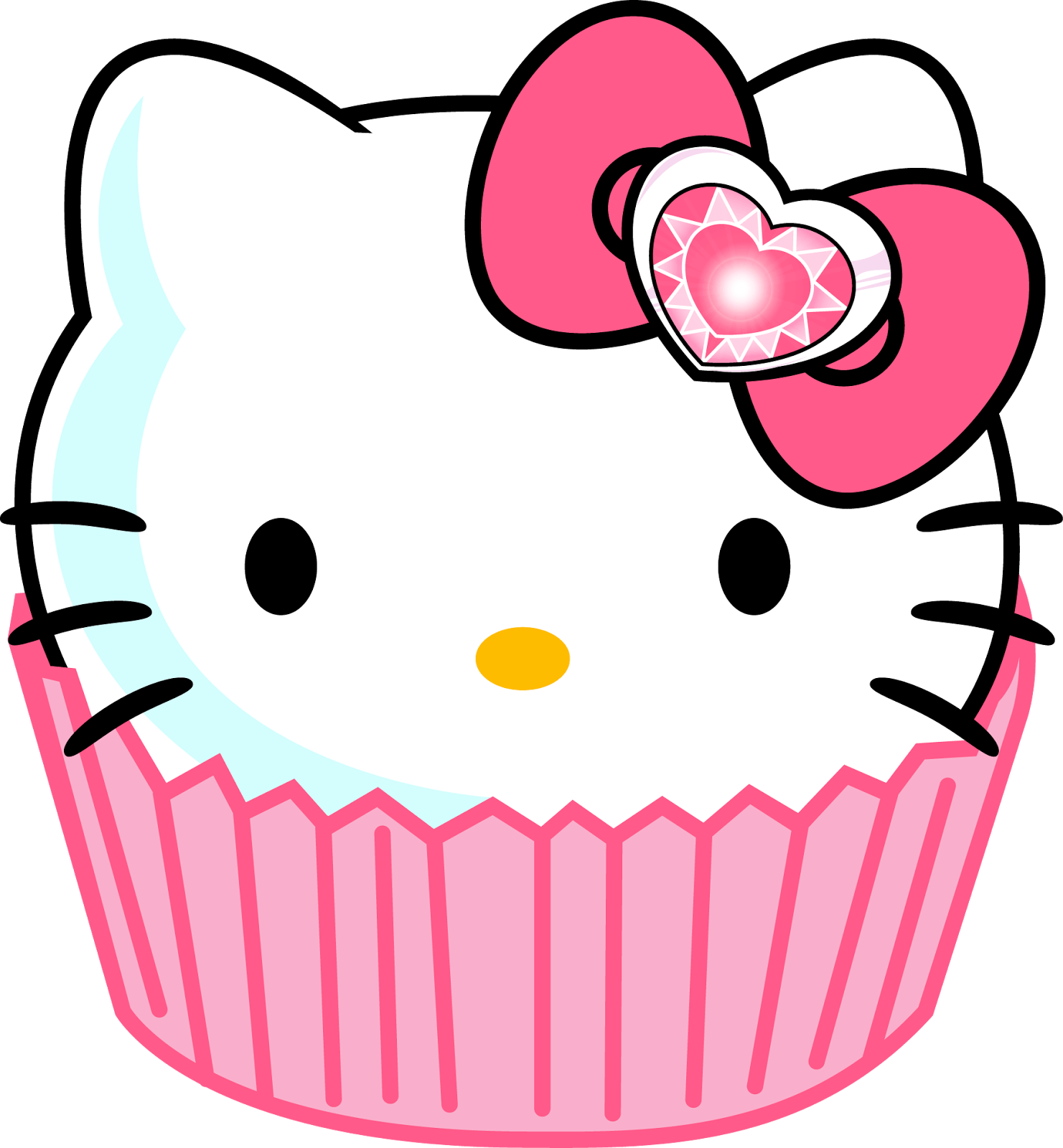 Cartoon Hello Kitty Transparent Background PNG