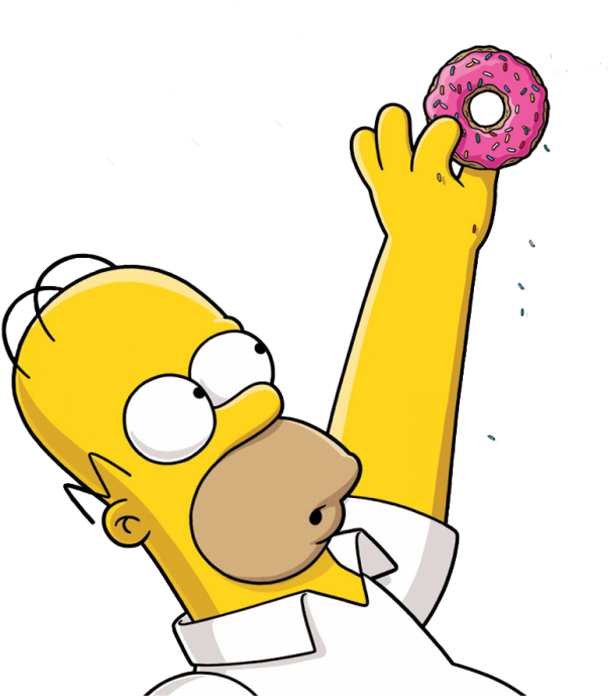 Cartoon Homer Simpson PNG Image Background