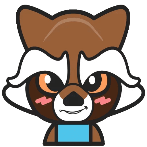 Cartoon Rocket Raccoon PNG Download Image