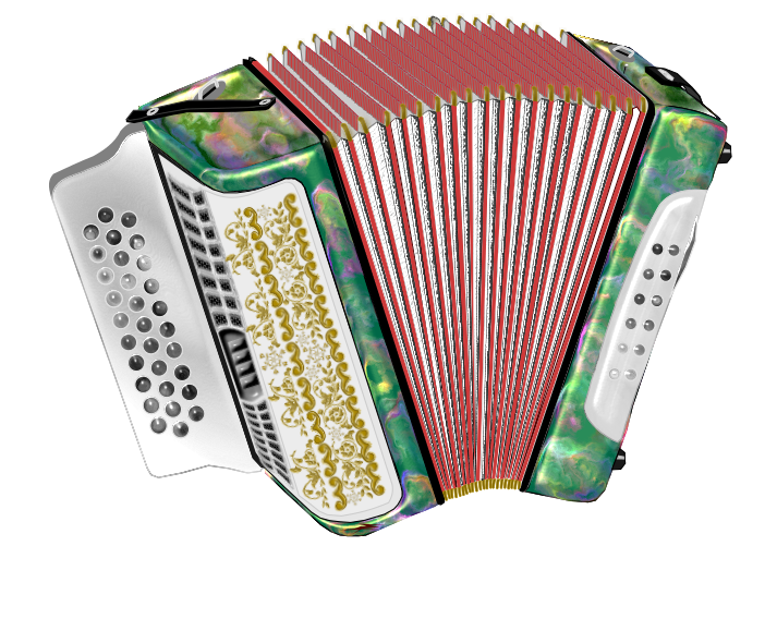 Klassieke accordeon PNG hoogwaardige Afbeelding