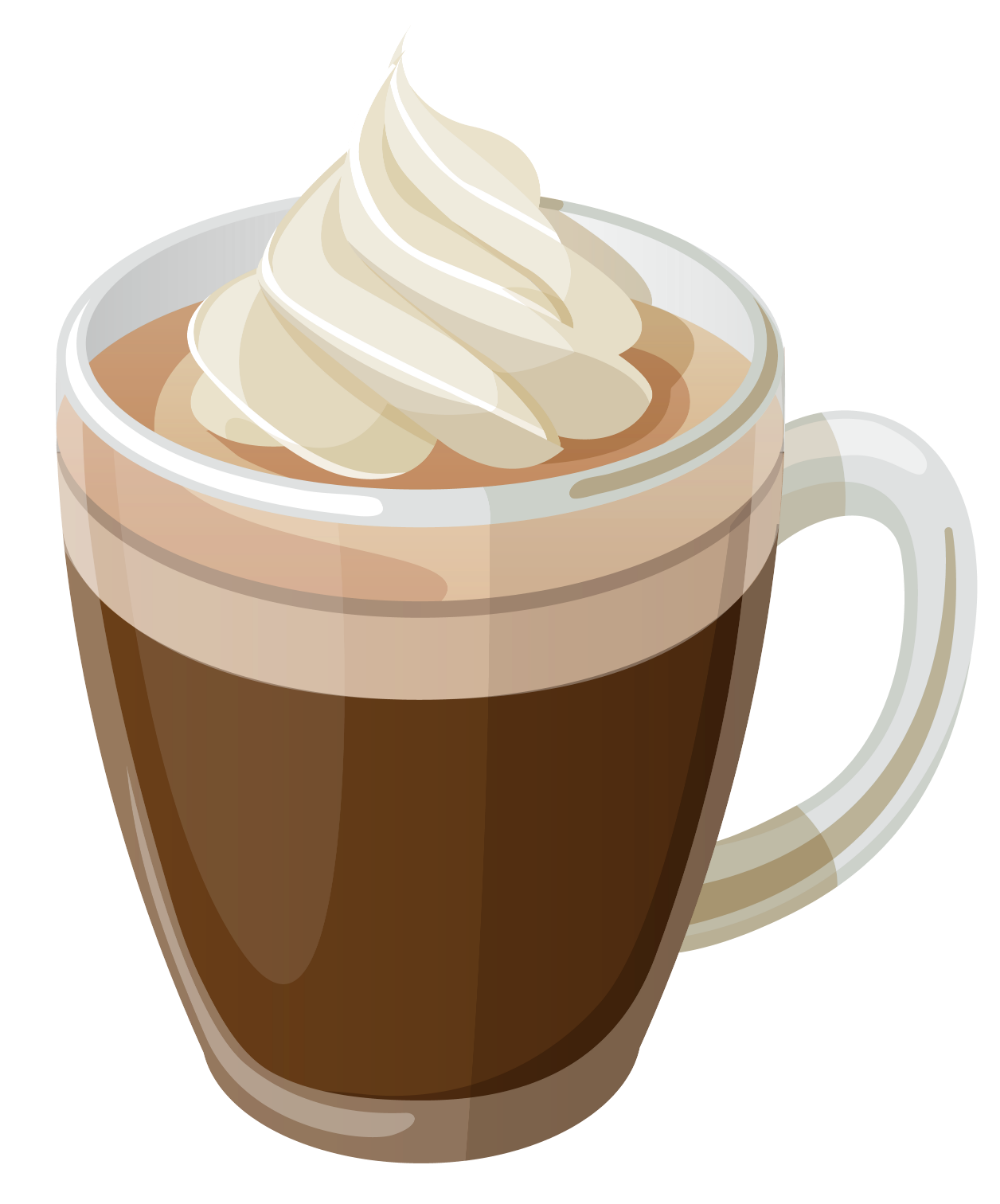 커피 초콜릿 컵 PNG 이미지